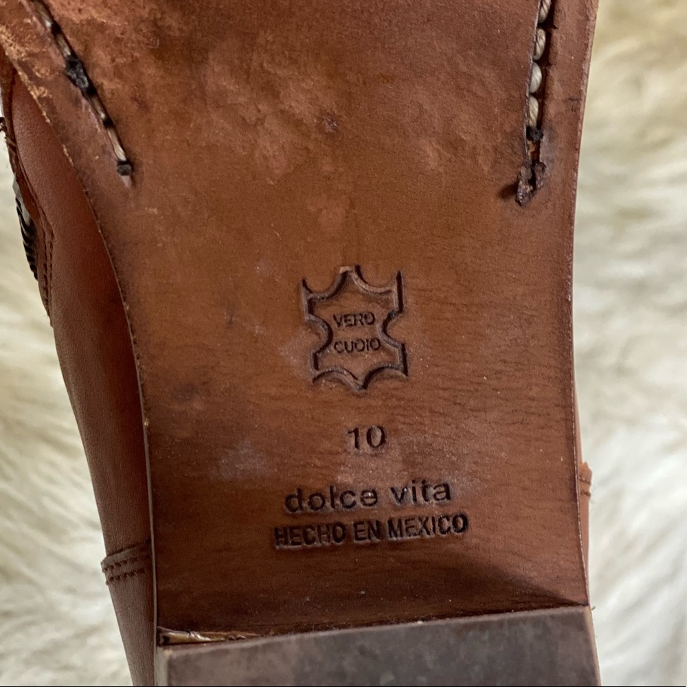 Dolce Vita Leather Ankle Boots, Size 10 - Picture 10 of 14